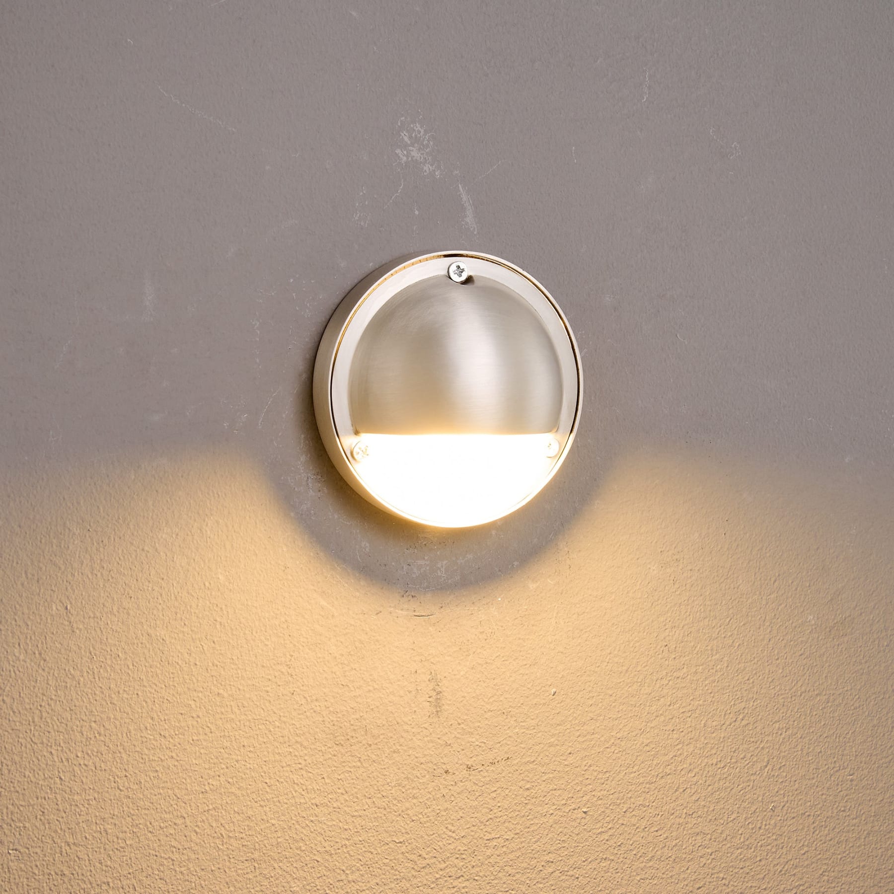 Contemporary Copper Wall Light With Dimmable Tri-Colour Glow — Ashbury Home & Living