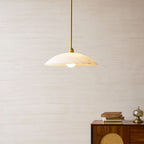 Modern Marble and Copper Pendant Light for Dining Room — Ashbury Home & Living