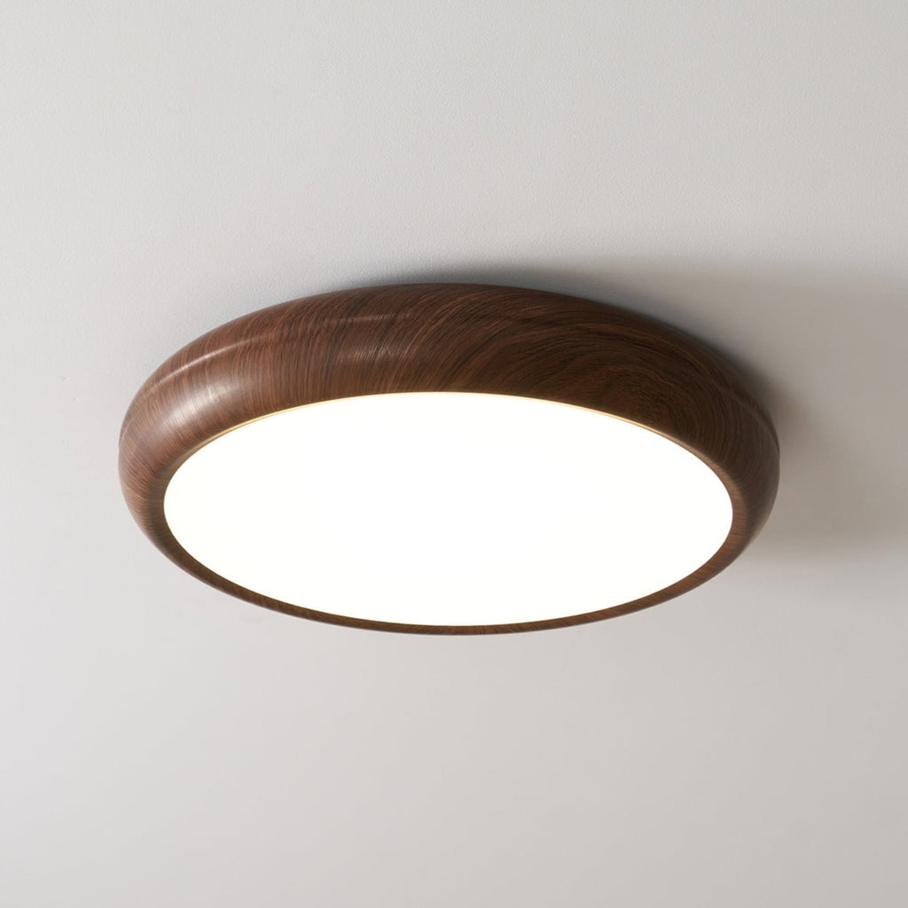 Scandinavian Wood Flush Mount Ceiling Light for Living Room — Ashbury Home & Living