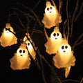 Halloween Ghost Light String LED Party Decoration Lights with Ghost Shades Fairy Lights for Indoor and Outdoor Seasonal Decor
