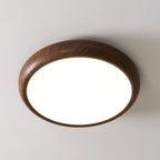 Scandinavian Wood Flush Mount Ceiling Light for Living Room — Ashbury Home & Living