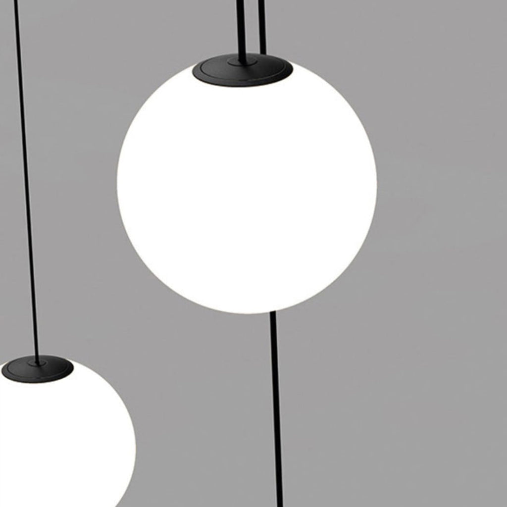 Modern Glass Pendant Light With Integrated LED for Dining Room — Ashbury Home & Living