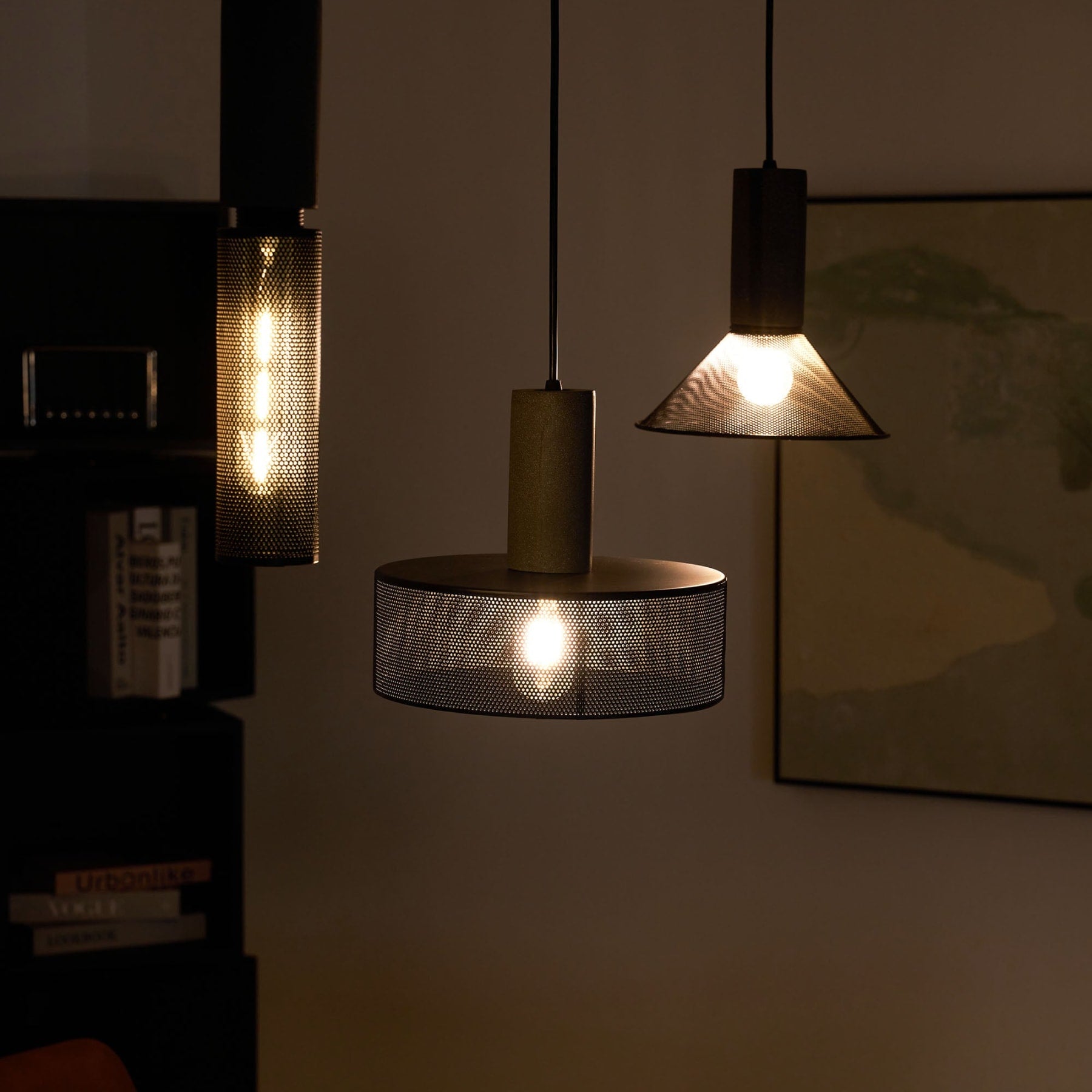 Industrial Concrete Pendant Light With Warm LED Glow — Ashbury Home & Living