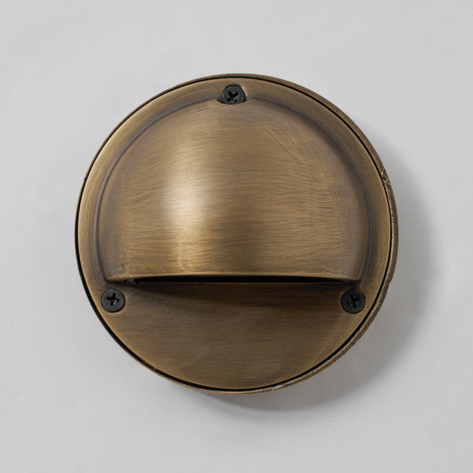 Contemporary Copper Wall Light With Dimmable Tri-Colour Glow in D 10cm x W 5cm x H 10cm / ∅ 3.9″ x W 2″ x H 3.9″ — Ashbury Home & Living