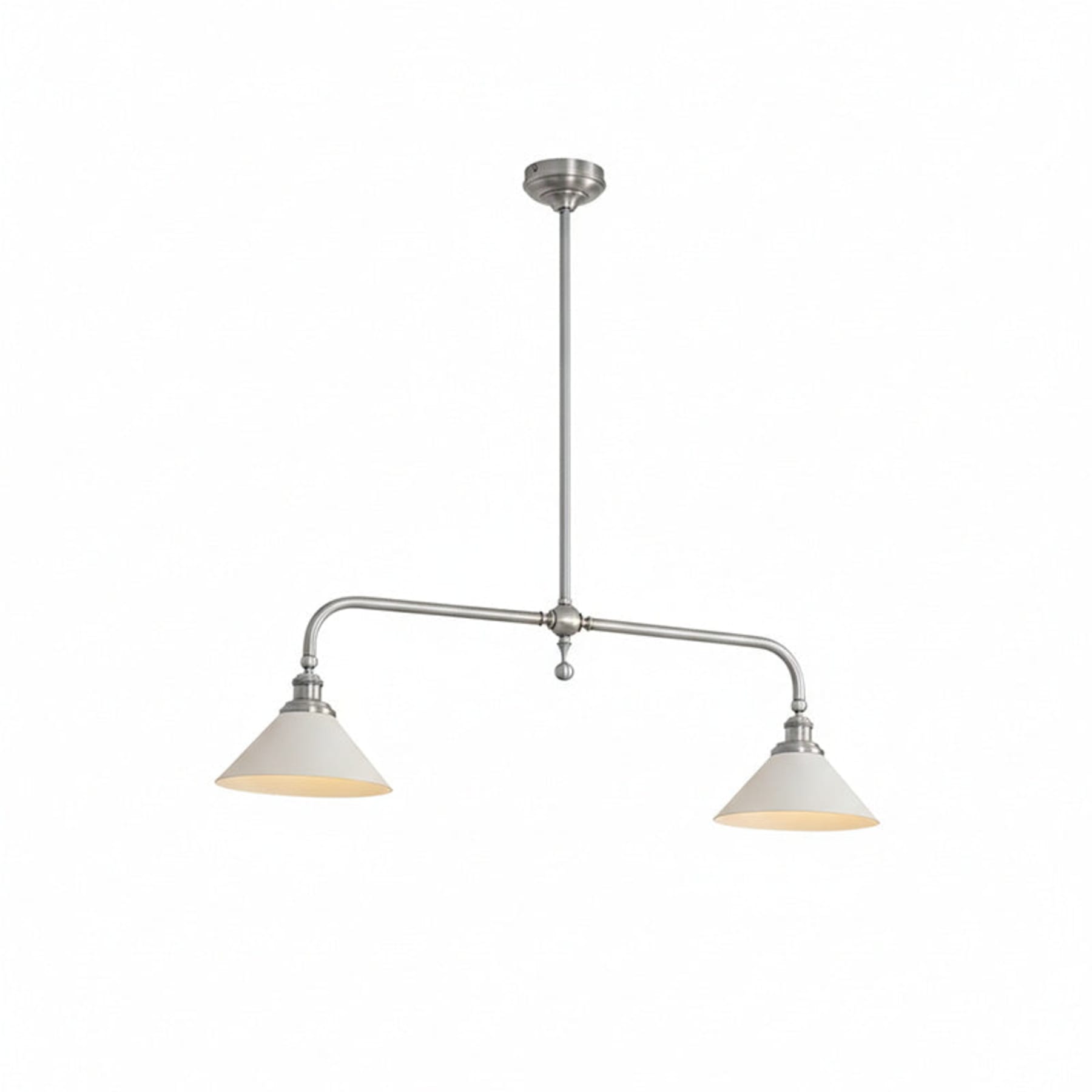 Modern Brass Pendant Light With Ceramic Shades for Dining Room — Ashbury Home & Living