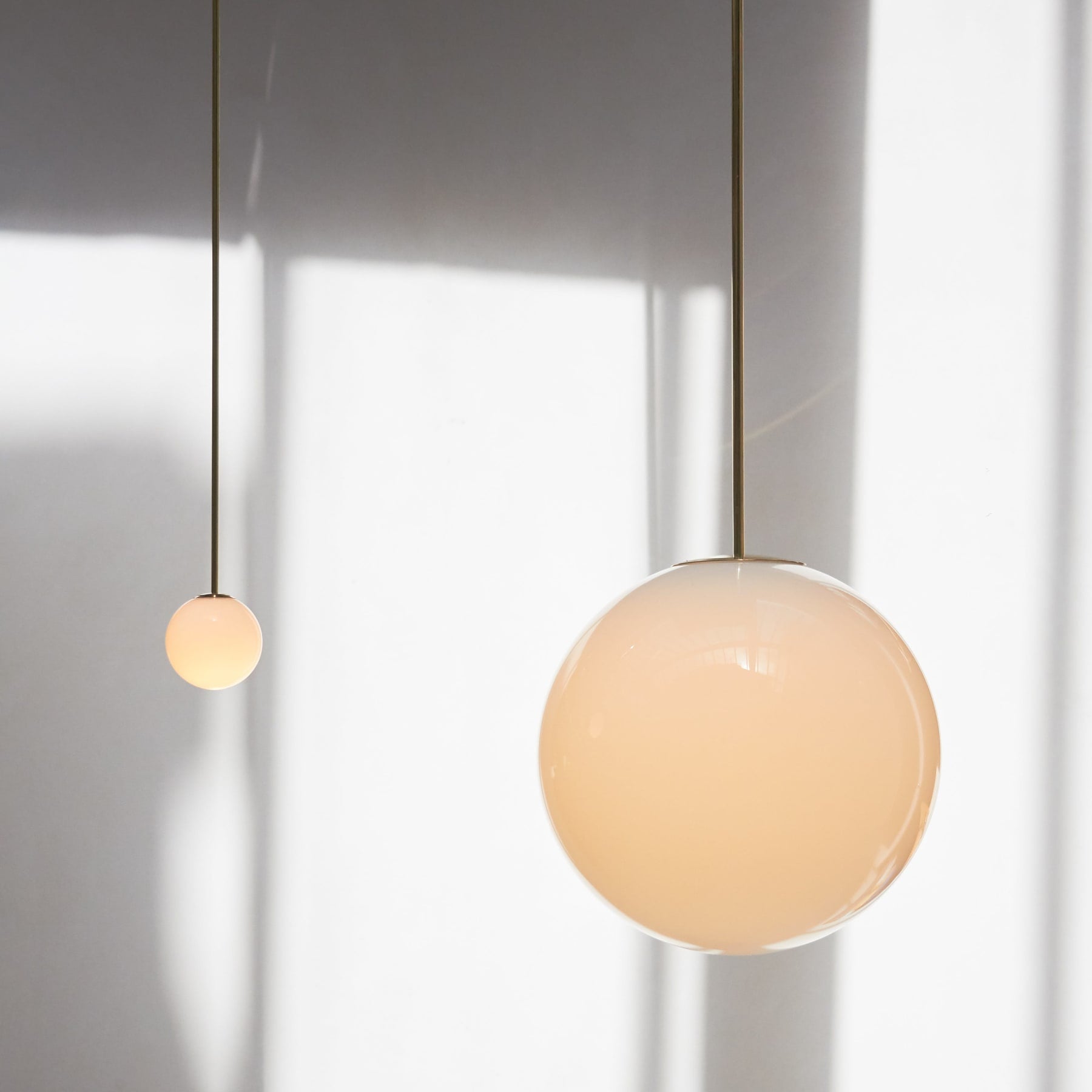 Modern Glass Pendant Light With Integrated LED for Dining Room — Ashbury Home & Living