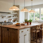 Modern Marble and Copper Pendant Light for Dining Room — Ashbury Home & Living