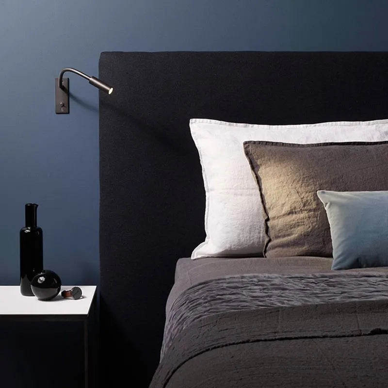 Modern Metal Wall Light for Bedroom and Home Office — Ashbury Home & Living