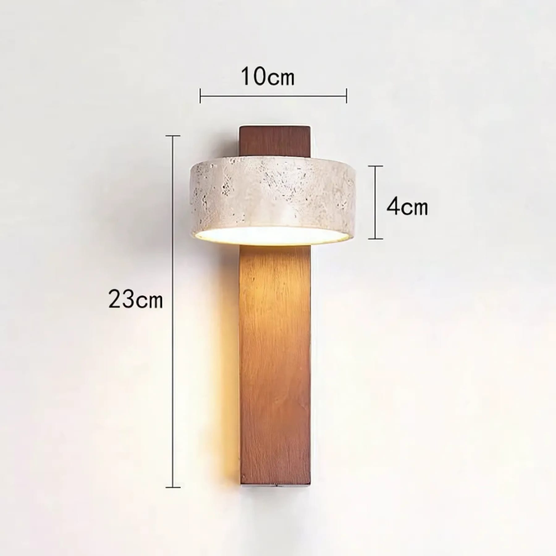 Modern Wood Wall Light with Bulb Included for Living Room — Ashbury Home & Living