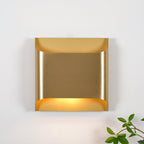 Modern Brass Wall Light With Warm LED Glow for Living Room — Ashbury Home & Living
