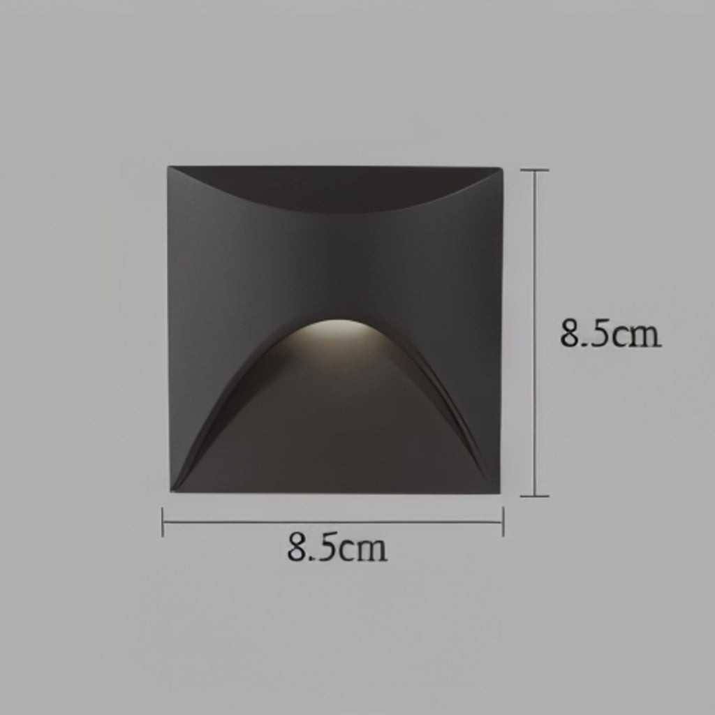 Contemporary Matte Metal Wall Light With Motion Sensor Option for Hallways — Ashbury Home & Living