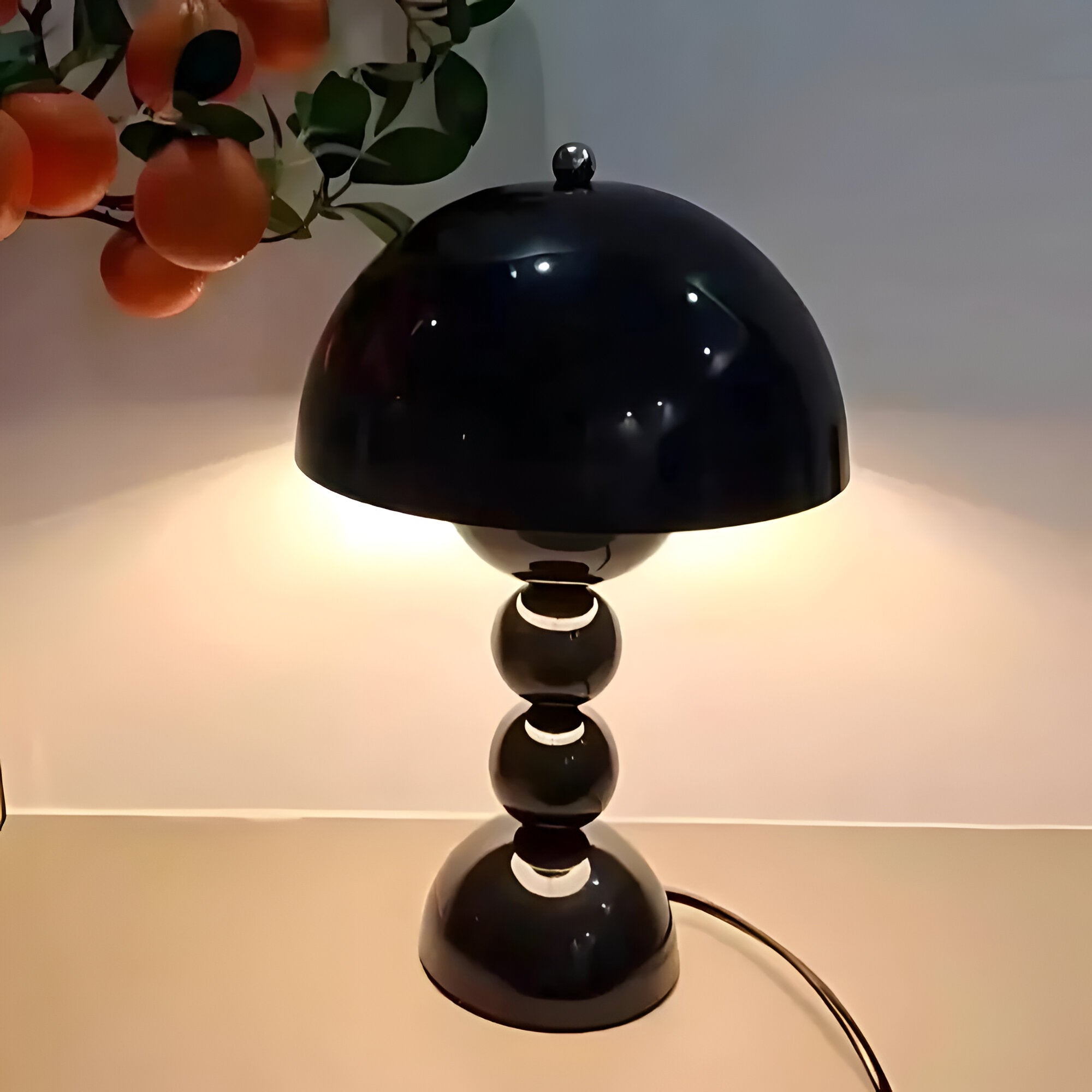 Wireless Bud Table Lamp With Stacked Sphere Base