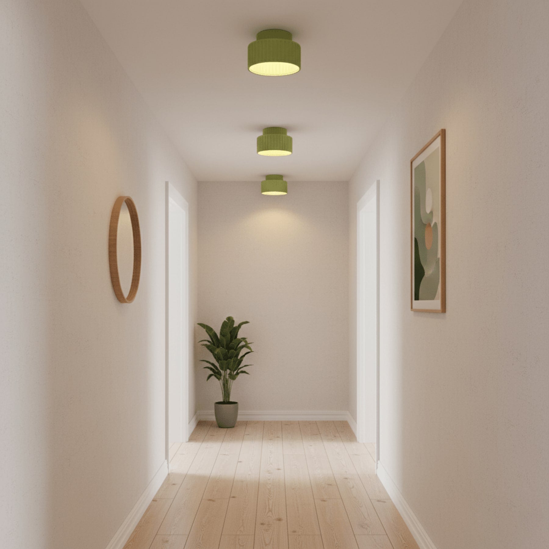 Modern Semi-Flush Ceiling Light for Living Room and Bedroom — Ashbury Home & Living
