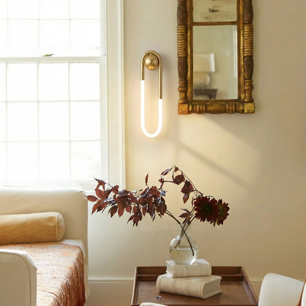 Minimalist Metal Wall Light for Living Room and Bedroom — Ashbury Home & Living