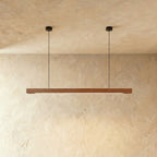 Minimalist Wood Pendant Light With Warm Daylight Glow For Dining Room — Ashbury Home & Living