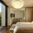 Modern Glass Flush Mount Ceiling Light — Ashbury Home & Living