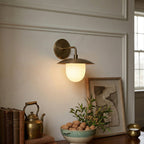 Contemporary Brass Wall Light for Living Room and Bedroom — Ashbury Home & Living