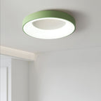 Modern Wrought Iron Flush Mount Ceiling Light With Tri-Colour LED Glow — Ashbury Home & Living