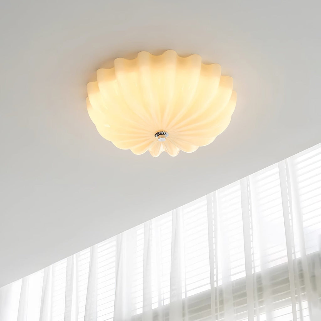 Vintage Glass Flush Mount Ceiling Light for Living Room — Ashbury Home & Living