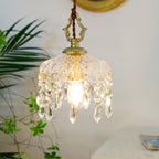 Retro Glass Pendant Light With Included Bulb for Dining Room — Ashbury Home & Living