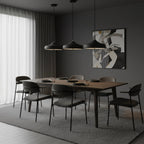 Contemporary Iron Pendant Light With Warm LED Glow — Ashbury Home & Living