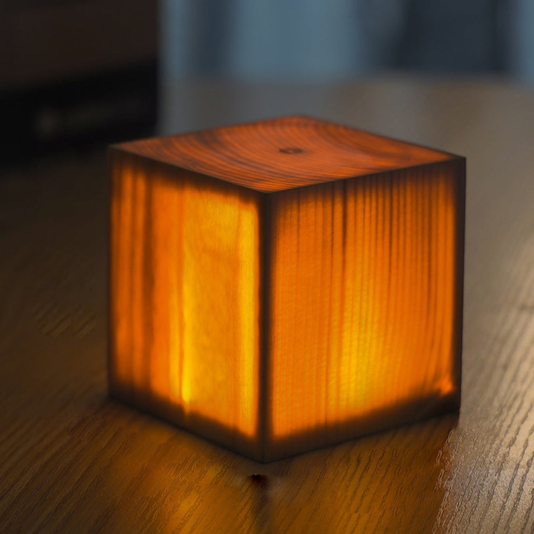 Wooden Modern Table Lamp With Rechargeable Battery For Bedroom — Ashbury Home & Living