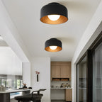 Modern Iron Semi-Flush Mount Ceiling Light for Living Room — Ashbury Home & Living