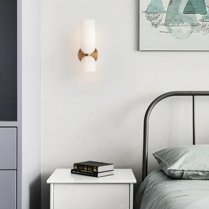 Modern Glass Wall Light for Living Room and Bedroom — Ashbury Home & Living