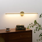 Minimalist Metal Linear Wall Light With Warm LED Glow — Ashbury Home & Living