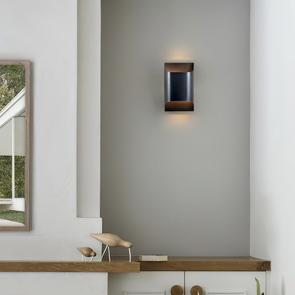 Modern Brass Wall Light With Warm LED Glow for Living Room — Ashbury Home & Living