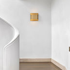 Modern Brass Wall Light With Warm LED Glow for Living Room — Ashbury Home & Living