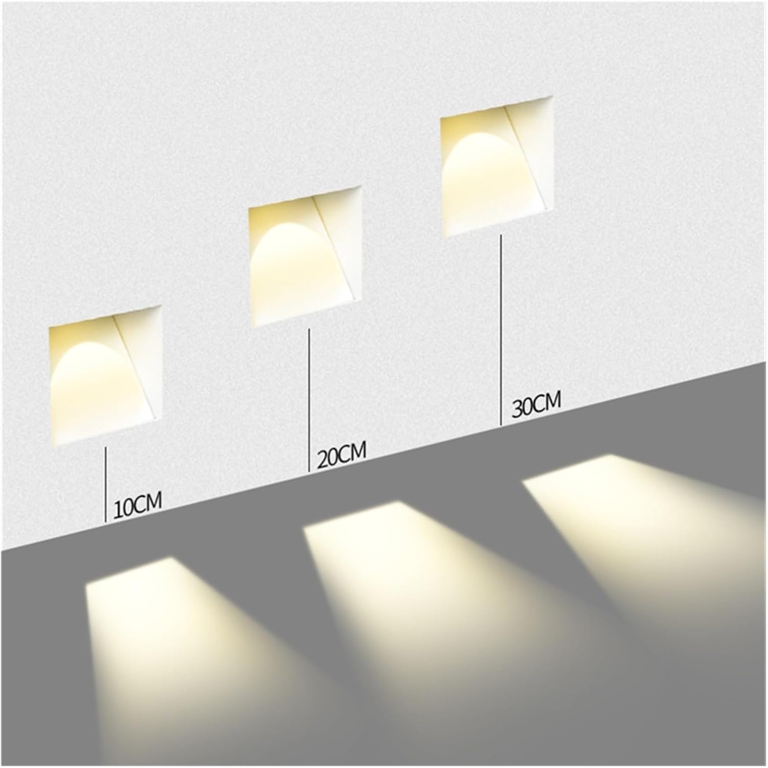 Frameless LED Sensor Wall Light With Perforated Panel Design