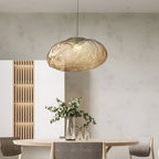 Minimalist Cloud Glass Pendant Light LED Light With Adjustable Cable