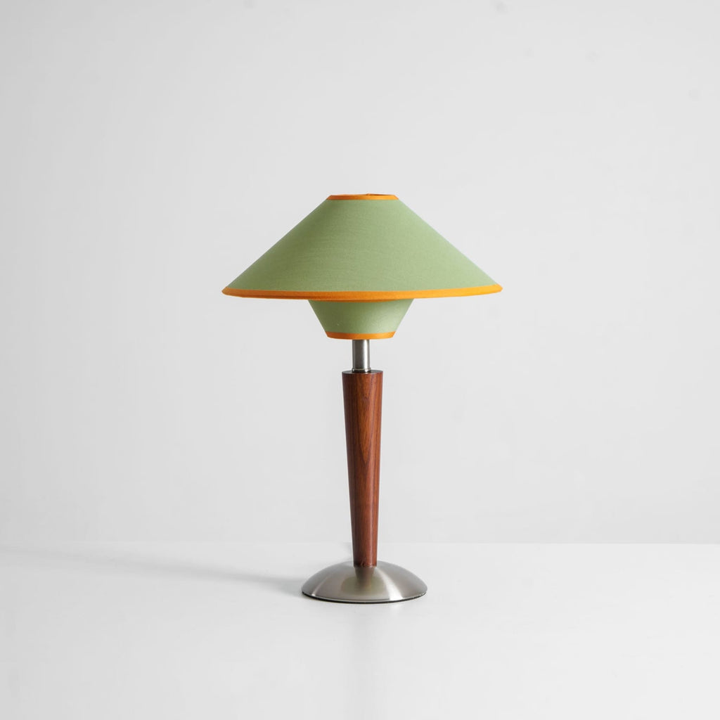 Modern Wood Table Lamp With Fabric Shade for Living Room — Ashbury Home & Living