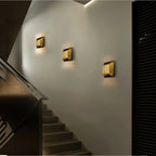 Modern Brass Wall Light With Warm LED Glow for Living Room — Ashbury Home & Living
