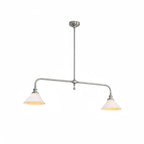Modern Brass Pendant Light With Ceramic Shades for Dining Room — Ashbury Home & Living