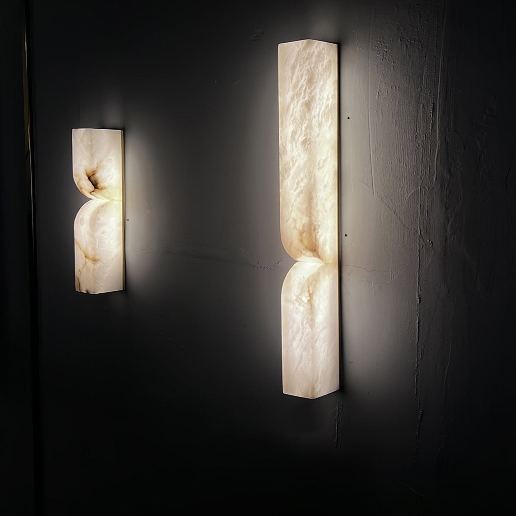 Modern Marble Wall Light With Warm LED Glow for Living Room — Ashbury Home & Living