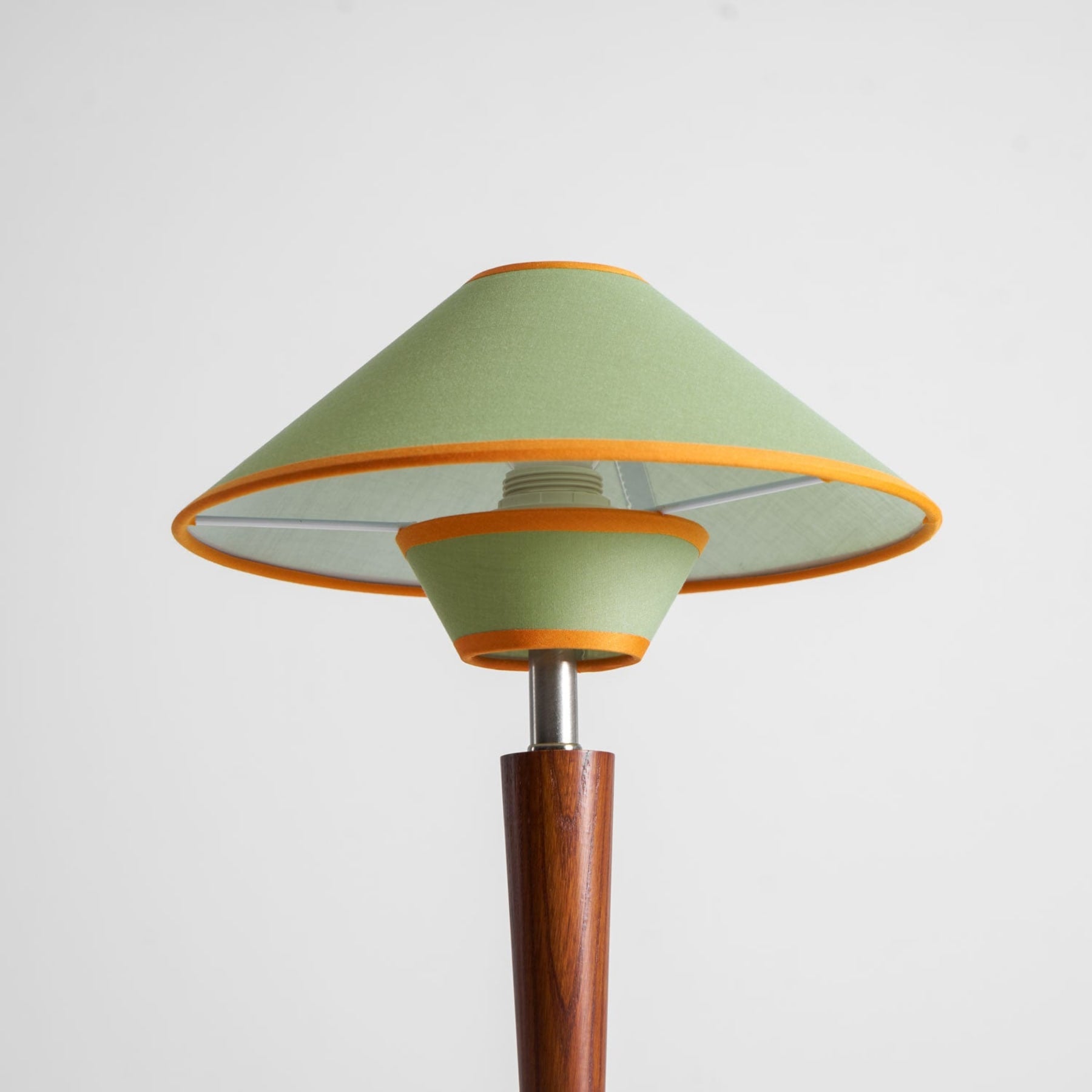 Modern Wood Table Lamp With Fabric Shade for Living Room — Ashbury Home & Living