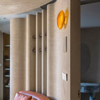 Modern Glass Wall Light With Warm Glass Shades — Ashbury Home & Living