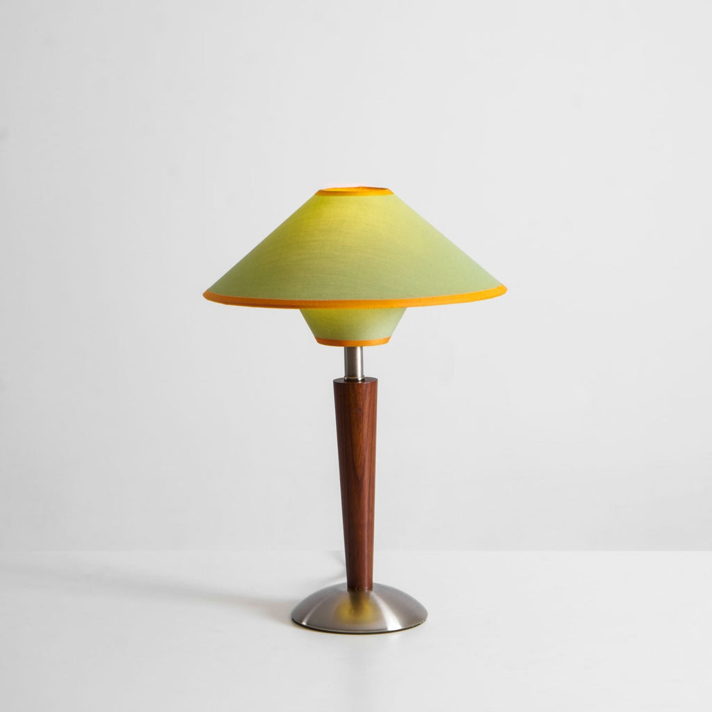 Modern Wood Table Lamp With Fabric Shade for Living Room — Ashbury Home & Living