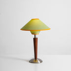 Modern Wood Table Lamp With Fabric Shade for Living Room — Ashbury Home & Living