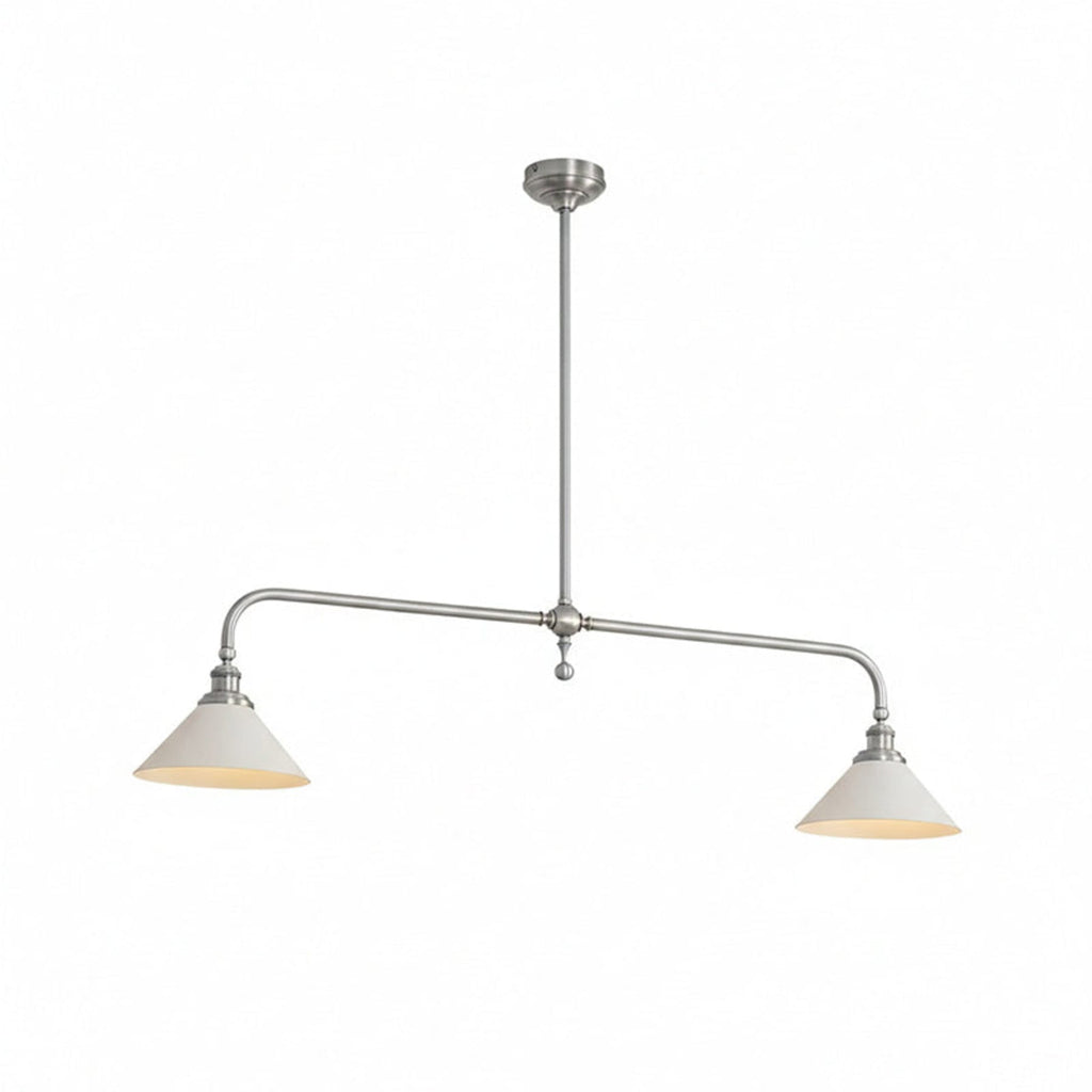Modern Brass Pendant Light With Ceramic Shades for Dining Room — Ashbury Home & Living