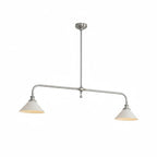 Modern Brass Pendant Light With Ceramic Shades for Dining Room — Ashbury Home & Living