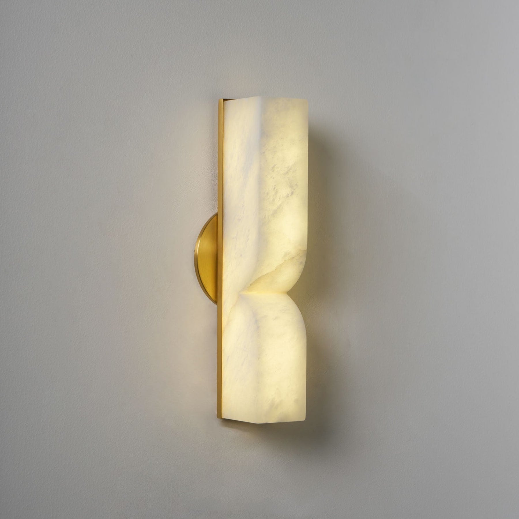 Modern Marble Wall Light With Warm LED Glow for Living Room — Ashbury Home & Living