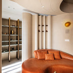 Modern Glass Wall Light With Warm Glass Shades — Ashbury Home & Living