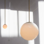 Modern Glass Pendant Light With Integrated LED for Dining Room — Ashbury Home & Living