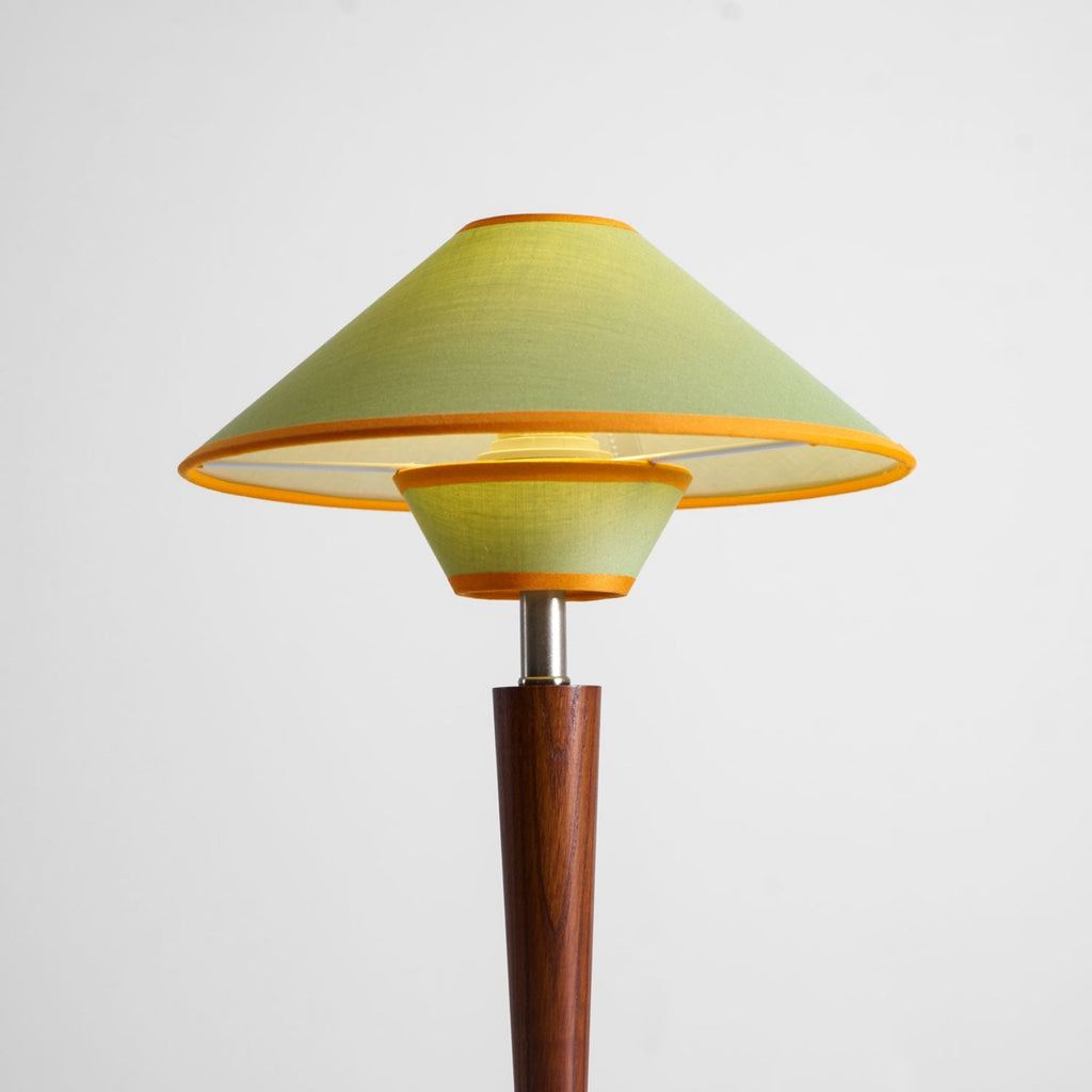 Modern Wood Table Lamp With Fabric Shade for Living Room — Ashbury Home & Living