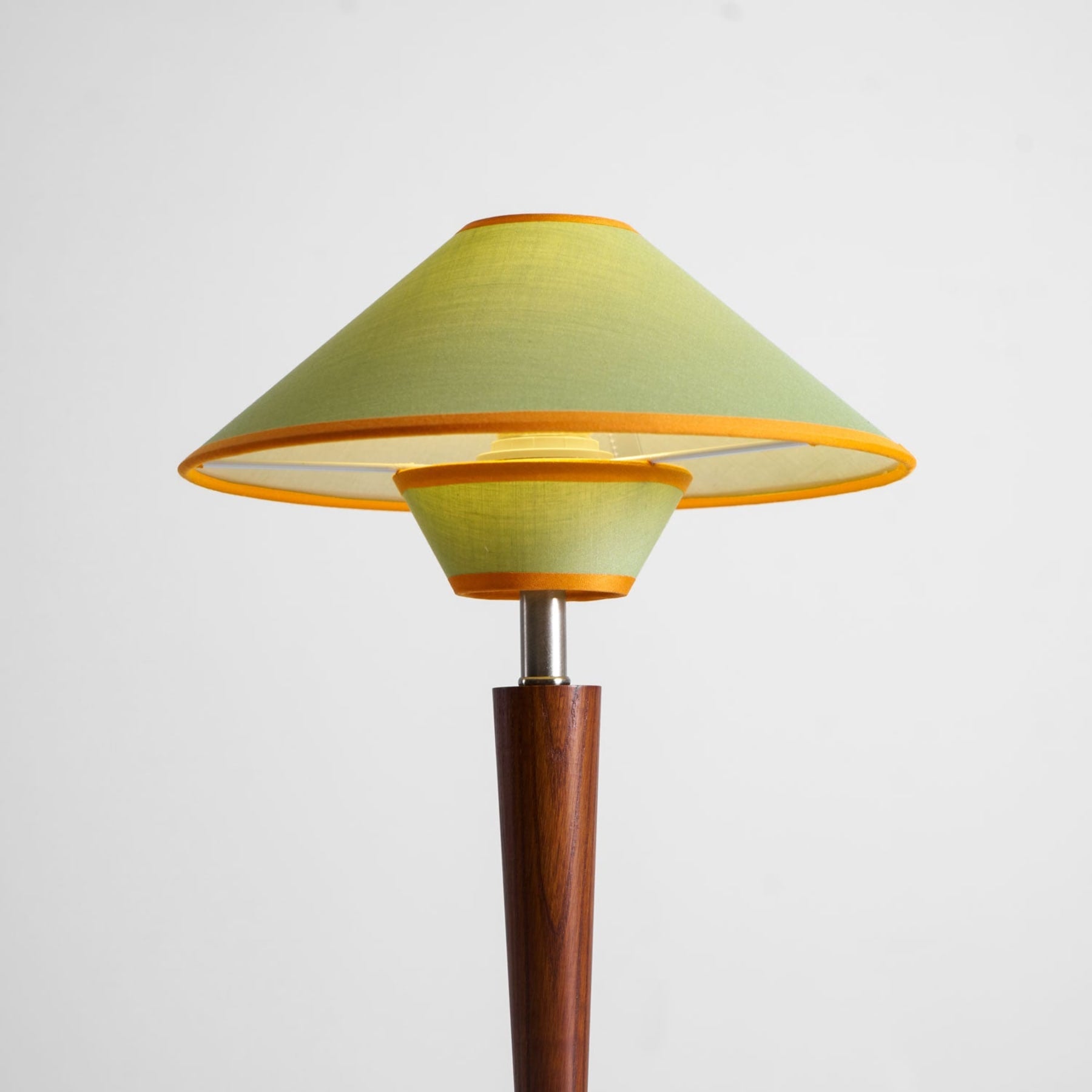 Modern Wood Table Lamp With Fabric Shade for Living Room — Ashbury Home & Living