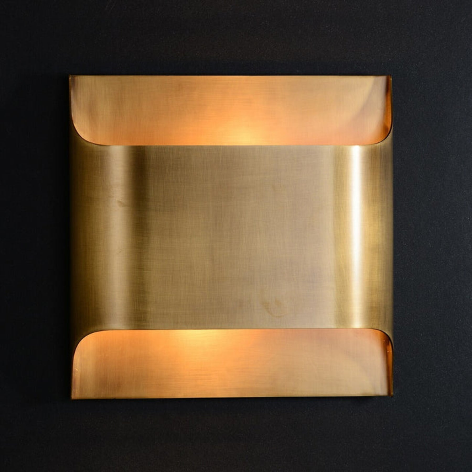 Modern Brass Wall Light With Warm LED Glow for Living Room — Ashbury Home & Living