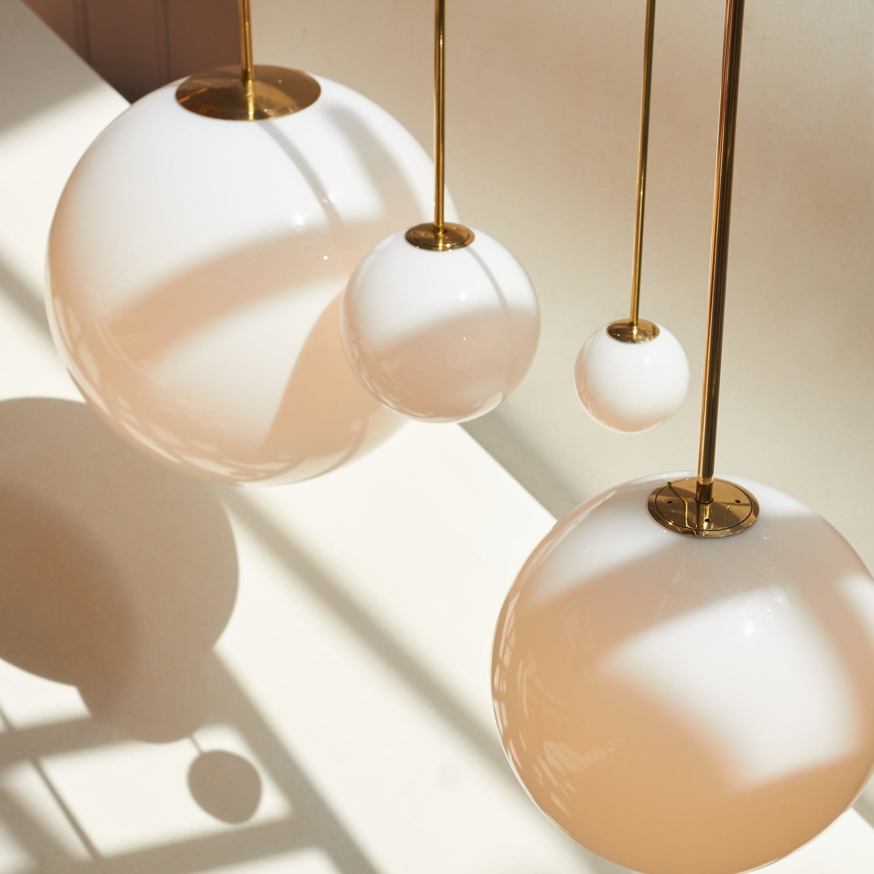 Modern Glass Pendant Light With Integrated LED for Dining Room — Ashbury Home & Living
